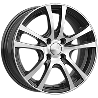 Литые диски ДЕЛИ (КЛ300) 6.000xR15 4x100 DIA60.1 ET40 алмаз для Renault Logan