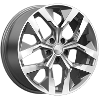 Литые диски ЛАМБЕРТ (КЛ370) 7.500xR18 5x114.3 DIA67.1 ET50 алмаз графит