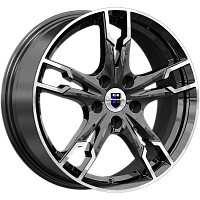 Литые диски Солар (КС875) 7.000xR17 5x112 DIA66.6 ET40 алмаз черный SK для Mercedes-Benz E-Class Coupe