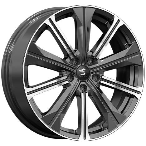 КР013 (19_Tiggo 8 Pro) (КР013) 7.000xR19 5x108 DIA60.1 ET45 Diamond Black Gris КР013 (19_Tiggo 8 Pro) (КР013) 7.000xR19 5x108 DIA60.1 ET45 Diamond Black Gris