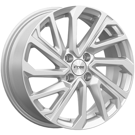 Неом (Honda Fit/Jazz) (КС1172) 6.500xR16 4x100 DIA56.1 ET45 сильвер