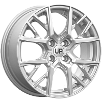 Литые диски Up124 (КС1104) 6.500xR16 4x100 DIA54.1 ET49 Silver Classic для Hyundai I20