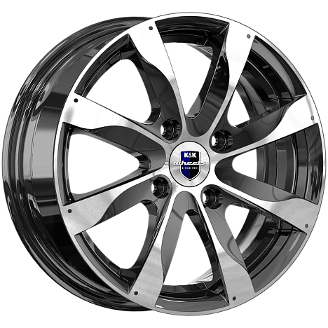 Джемини-оригинал (КС480) (КС480) 5.500xR14 4x100 DIA56.6 ET49 алмаз черный