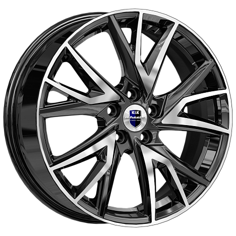 Кайлас (КС1054) 6.500xR18 5x114.3 DIA66.6 ET34 алмаз черный Кайлас (КС1054) 6.500xR18 5x114.3 DIA66.6 ET34 алмаз черный