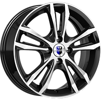 Литые диски Samara-оригинал (КС866) (КС866) 6.000xR16 4x100 DIA60.1 ET41 алмаз черный SK для Renault Scenic