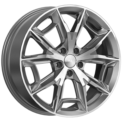 ПАРКЕР (КЛ382) 7.500xR19 5x108 DIA63.35 ET45 алмаз графит ПАРКЕР (КЛ382) 7.500xR19 5x108 DIA63.35 ET45 алмаз графит