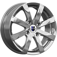 Литые диски Джемини (КС617) 6.000xR15 4x98 DIA67.1 ET35 дарк платинум для FIAT Stilo
