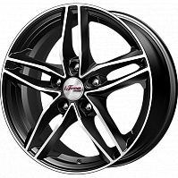 Литые диски Moskva (КС689) 6.500xR16 5x100 DIA67.1 ET40 Блэк Джек для Jetta Va3