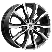 Литые диски Портер (КС906) 7.500xR18 5x110 DIA67.1 ET40 алмаз черный для Changan Cs35