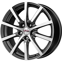 Литые диски Big Byz (КС680) 7.000xR17 5x108 DIA67.1 ET45 Блэк Джек для Renault Scenic