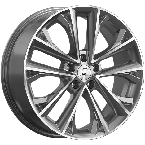 КР012 (18_Outlander) (КР012) 7.000xR18 5x114.3 DIA67.1 ET38 Diamond gloss graphite