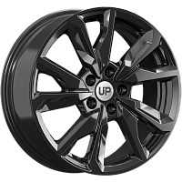 Литые диски Up114 (КС1023) 7.000xR17 5x112 DIA66.6 ET40 New Black для Mercedes-Benz Vaneo