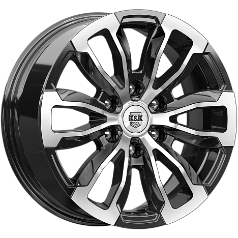 Меконг (КС959) 7.500xR18 6x139.7 DIA67.1 ET38 алмаз черный