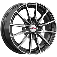Литые диски Финчер (КС1119) 5.500xR14 4x98 DIA58.5 ET35 Блэк Джек для Lada 2115 Samara 2