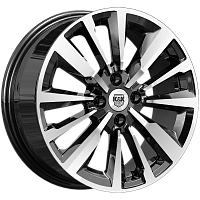 Литые диски Эрман (КС997) 6.500xR16 4x100 DIA60.1 ET37 алмаз черный для Lada Iskra Литые диски Эрман (КС997) 6.500xR16 4x100 DIA60.1 ET37 алмаз черный для Lada Iskra