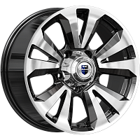Литые диски Ла-Пас (КС897) 8.000xR18 5x139.7 DIA108.5 алмаз черный Литые диски Ла-Пас (КС897) 8.000xR18 5x139.7 DIA108.5 алмаз черный