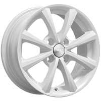Литые диски КАЛЛИСТО-13 (КЛ098) 5.500xR13 4x100 DIA67.1 ET35 белый для Daihatsu Yrv