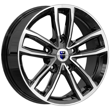 Каланг (КС1086) 6.500xR17 5x112 DIA66.6 ET43 алмаз черный Каланг (КС1086) 6.500xR17 5x112 DIA66.6 ET43 алмаз черный