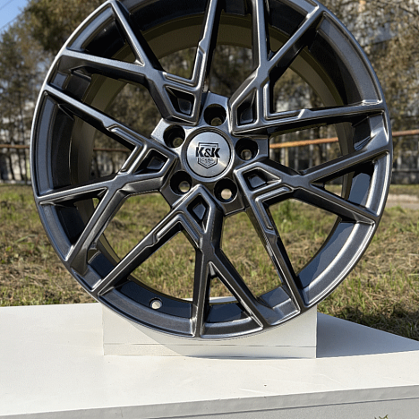 Вудроф (КС1044) 7.000xR18 5x114.3 DIA66.6 ET37 дарк платинум Вудроф (КС1044) 7.000xR18 5x114.3 DIA66.6 ET37 дарк платинум