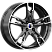 Солар-оригинал (КС875) (КС875) 7.000xR17 4x100 DIA60.1 ET43 алмаз черный SK