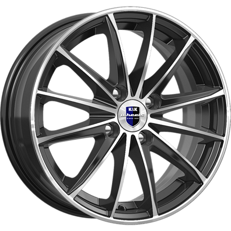 Пойнт Бланк-оригинал (КС884) (КС884) 6.000xR15 4x100 DIA54.1 ET48 алмаз черный SK
