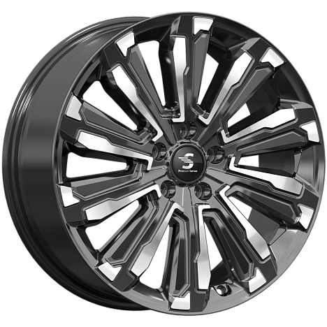 HUMBER (КР1061) 8.000xR20 5x108 DIA67.1 ET45 Diamond Black Gris