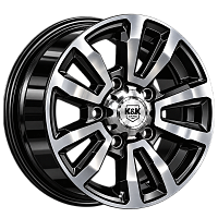 Литые диски Алтай (без колпака) (КС1224) 7.000xR16 5x139.7 DIA108.5 ET35 алмаз черный