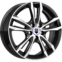 Литые диски Samara (КС866) 6.000xR16 5x114.3 DIA67.1 ET50 алмаз черный SK для Mazda Литые диски Samara (КС866) 6.000xR16 5x114.3 DIA67.1 ET50 алмаз черный SK для Mazda