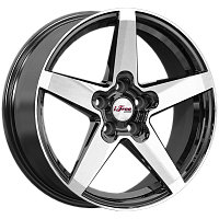 Литые диски Токен (КС1127) 6.500xR17 5x114.3 DIA67.1 ET33 Блэк Джек для Toyota Mark