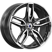 Литые диски Бартон (КС1110) 8.000xR17 5x112 DIA66.6 ET39 алмаз черный для Audi A6 Avant