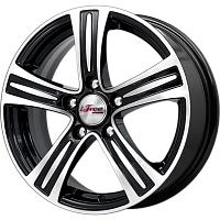 Литые диски S.U. (КС691) 6.000xR15 5x100 DIA57.1 ET38 Блэк Джек для SEAT Ibiza Cupra