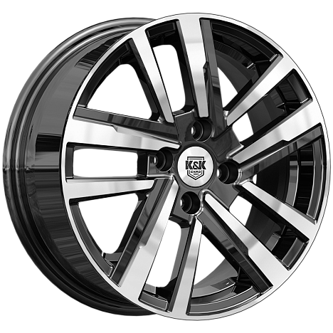 Хант (КС1034) 6.000xR15 4x100 DIA67.1 ET45 алмаз черный