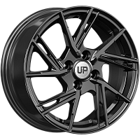 Литые диски Up115 (КС1033) 6.500xR15 4x100 DIA67.1 ET35 New Black для Peugeot 108