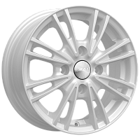 Литые диски ПАНТЕРА (КЛ129) 5.500xR14 4x98 DIA58.6 ET39 белый для Lada 2115 Samara 2