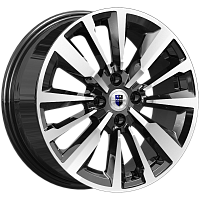 Литые диски Эрман (КС997) 6.500xR16 4x100 DIA67.1 ET40 алмаз черный для Renault Sandero Литые диски Эрман (КС997) 6.500xR16 4x100 DIA67.1 ET40 алмаз черный для Renault Sandero