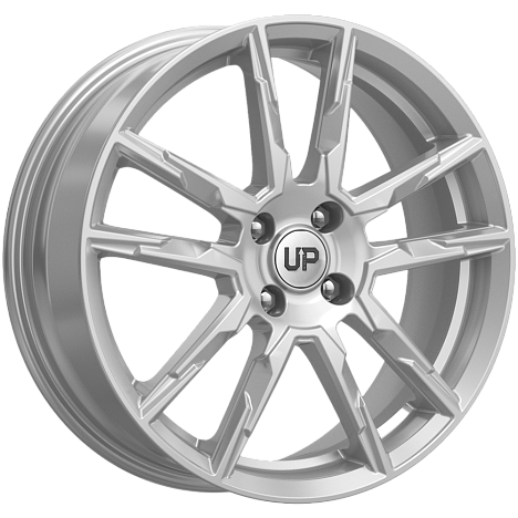 Up107 (КС993) 6.500xR17 4x100 DIA60.1 ET45 Silver Classic