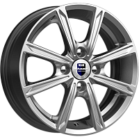 Литые диски Флэш (КС710) 5.000xR13 4x108 DIA67.1 ET40 дарк платинум для Mazda 121