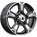 Атлант (КС757) 7.000xR16 5x139.7 DIA108.5 ET35 алмаз черный