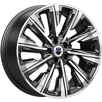 Литые диски Галего (КС1039) 7.500xR19 5x110 DIA67.1 ET40 алмаз черный для Evolute I-Space