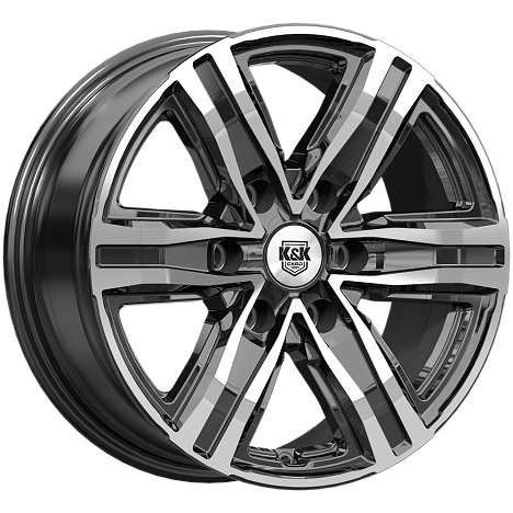 R8 (КС1174) 7.500xR17 6x139.7 DIA77.9 ET25 алмаз черный R8 (КС1174) 7.500xR17 6x139.7 DIA77.9 ET25 алмаз черный