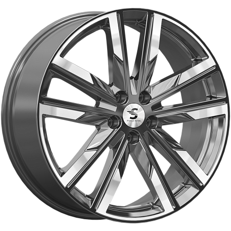 КР014 (20_Jetour T2) (КР014) 8.000xR20 5x108 DIA60.1 ET39 Diamond gloss graphite