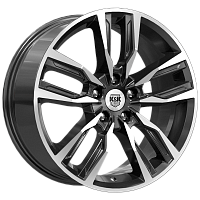 Литые диски Борэй (КС901) 8.000xR18 5x112 DIA66.6 ET30 алмаз черный