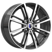 Литые диски Эрфурт-оригинал (КС903) (КС903) 7.000xR17 4x100 DIA60.1 ET43 алмаз черный для Lada Xray Cross