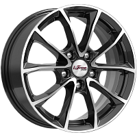 Литые диски Джет (КС914) 6.500xR16 5x108 DIA63.35 ET50 Блэк Джек для Volvo S40