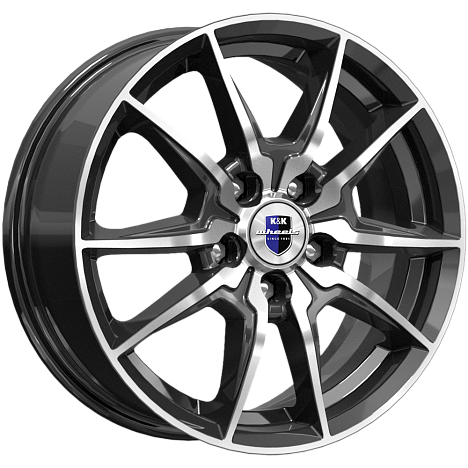 Адамар (КС886) 6.500xR16 5x108 DIA63.35 ET50 алмаз черный