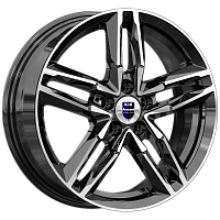 Литые диски Sayan (КС731М) 6.000xR16 5x114.3 DIA67.1 ET45 алмаз черный для Honda Accord