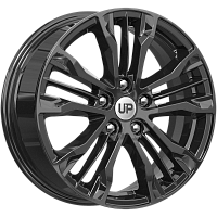 Литые диски Up106 (КС991) 7.000xR17 5x108 DIA67.1 ET33 New Black для Alfa Romeo 166