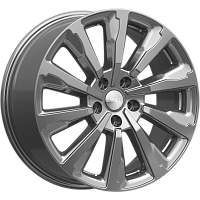 Литые диски АСТЕР (КЛ369) 8.000xR18 5x112 DIA66.6 ET43 графит для Audi A6 Avant