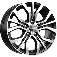 Литые диски КС736 (ZV 16_Action) (КС736) 6.500xR16 5x112 DIA66.6 ET40 алмаз черный для Skoda Superb Литые диски КС736 (ZV 16_Action) (КС736) 6.500xR16 5x112 DIA66.6 ET40 алмаз черный для Skoda Superb