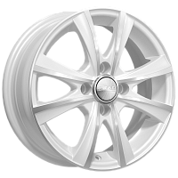 Литые диски МАЛЬТА (КЛ248) 5.500xR14 4x100 DIA67.1 ET38 алмаз-белый для Mitsubishi Attrage